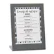 Cal-Mil 3825-811-83 Ashwood Menu/Card Holder, 9"W x 4"D x 11"H, Oak Wood, Gray Wash Finish 1 image