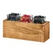 Cal-Mil 3836-3-99 Madera Action Station Jar Unit, 15.75"W X 5.5"D X 8.75"H, Rectangular 1 image