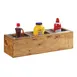 Cal-Mil 3837-3-99 Madera Action Station Pan Holder, 11.75"W X 7.5"D X 6.25"H, Rectangular 1 image