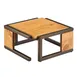 Cal-Mil 3902-6-84 Sierra Display Riser, 12" x 12" x 6" Bronze Frame, 10‑19" W, 5‑8" H, 1‑2 Steps 1 image