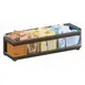 Cal-Mil 3926-84 Sierra Condiment Organizer, 12-5/8"W X 4-7/8"D X 2.75"H, Rectangular (3) Section 1 image