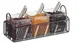 Cal-Mil 4101-3-13 Portland Jar Display, 12-3/8"W X 4.5"D X 5-1/8"H, Rectangular, Includes (3) Glass Jars 1 image