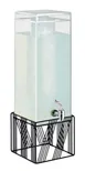 Cal-Mil 4102-3-13 3‑Gallon Beverage Dispenser 7‑7/8"W X7‑7/8"D X24‑7/8"H Acrylic, Spigot, BPA‑Free 1 image