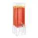 Cal-Mil 4102-3-15 Uninsulated 3‑Gallon Beverage Dispenser, 8"W x 8"D x 25"H, White Acrylic/Wire Base 1 image