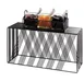Cal-Mil 4103-11-13 Portland Riser, 20-1/8"W X 7"D X 11"H, Rectangular, Removable Bread Board 1 image