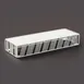 Cal-Mil 4103-3-15 Portland Riser, 20.25"W X 7"D X 3"H, Rectangular, White 2 image