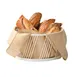 Cal-Mil 4114-10-15 Portland Basket, 10.5" Dia. X 5.5"H, Large, Round, White, Wire, BPA Free 2 image