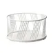 Cal-Mil 4114-10-15 Portland Basket, 10.5" Dia. X 5.5"H, Large, Round, White, Wire, BPA Free 1 image