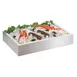 Cal-Mil 4120-TRAY Insulated Ice Tray, 24"W x 16"D x 4.5"H, Stainless Steel Silver Casing, BPA‑Free 1 image