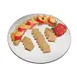 Cal-Mil 414-12 Mirror Tray – 12" Dia Round Acrylic, Black Finish, Scratch‑Resistant, 1/4" Height 1 image