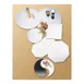 Cal-Mil 414-16 Mirror Tray - 16" Diameter Round Acrylic Mirror, Reversible Black, Scratch-Resistant 2 image