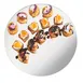 Cal-Mil 414-16 Mirror Tray - 16" Diameter Round Acrylic Mirror, Reversible Black, Scratch-Resistant 1 image