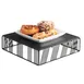 Cal-Mil 432-3-13 Portland Riser, 12"W X12"D X 3.25", Square, Removable Bread Board Top 1 image