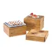 Cal-Mil 432-6-99 Madera Display Crate/Riser, 12"W X 12"D X 6"H, Cube, Flip To Utilize As Crate 2 image