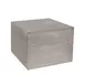 Cal-Mil 432-9-110 Aspen Riser, 12" x 12" x 9" Gray Pine Wood Stand, 10-19" W/D, 1-2 Steps, Gray 1 image