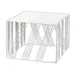 Cal-Mil 432-9-15 Portland Square Display Riser 12"x12"x9" White Base, BPA‑Free, 1‑2 Step Adjustable 1 image
