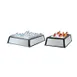 Cal-Mil 463-18-13 Econo‑Tuff Ice Pan Housing, 18" W x 26" D x 6" H, Black, Poly Pan, Insulated 1 image