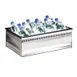 Cal-Mil 475-12-55 Stainless Steel Ice Housing 12" W x 20" D x 6.5" H with Polycarbonate Pan 1 image