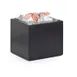 Cal-Mil 475-6-96 Midnight Bamboo Ice Housing, Display, 6" W x 7" D x 6½" H, Wood, Removable PC Pan 1 image