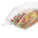 Cal-Mil 492-N Topping Bin, Clear Acrylic, 4½"W x 11"D x 5½"H, Notch, BPA‑Free Plastic 1 image