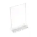 Cal-Mil 532 Classic Display Card Holder, 4" X 6"H, Standard, Clear Acrylic 1 image