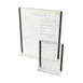 Cal-Mil 534-13 Classic Card Holder, Accommodates Card Size 4" x 6"H, Black Trim, Clear Acrylic Menu Stand 1 image