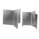 Cal-Mil 575 Classic 3-Wing Card Holder, 4x6 Card Size, Clear Acrylic Tabletop Stand 1 image