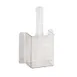 Cal-Mil 623 Scoop Guard Holder, 3" W x 6" D x 10-1/4" H, Polycarbonate, 6-oz Scoop, Wall-Mount 1 image