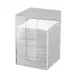 Cal-Mil 635-12 Acrylic Napkin Holder, 5½" Square x 8" High, Holds 5" Napkins Clear CounterWall Mount 1 image