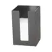 Cal-Mil 635-13 Acrylic Napkin Holder, 5½" Square x 8" High, Holds 5" Napkins, Black Finish 1 image