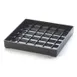 Cal-Mil 681-6-13 Classic Drip Tray, 6" x 6" Square Black Plastic, BPA-Free 1 image