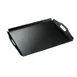 Cal-Mil 930-3-13 Room Service Tray– 26" W x 18" D x 1" H, Black ABS Plastic, Handles 1 image