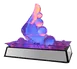 Cal-Mil IP201-220 Ice Display Pedestal, 24"W x 48"D x 14"H ABS, LED 20+ Patterns, 500 lb Capacity 2 image