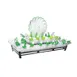 Cal-Mil IP402-39 Two‑Tier Ice Display, 48" W x 24" D x 12½" H, PETG Pans, Drain, LED, 400 lb Capacity 2 image