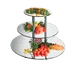 Cal-Mil MT240 Gourmet Mirror Riser, 24" Dia. X 18.75"H, 3-Tier, Round 1 image