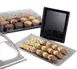 Cal-Mil P235-12 Clear Acrylic Display Tray, Slim Rectangular 18" W x 26" D x 1" H, Shallow Design 1 image