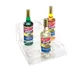 Cal-Mil P296 3‑Tier Acrylic Organizer, 12"W x 14-3/4"D x 6-1/4"H, Holds 9 Bottles up to 3-3/8" Dia 1 image
