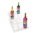 Cal-Mil P297 4‑Tier Clear Plastic Organizer, 12" W x 19‑1/2" D x 8‑1/4", 12 Bottles up to 3‑3/8" 1 image