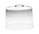 Cal-Mil P311 Clear Acrylic Pie Cover, 12" Dia x 9" H, BPA‑Free Plastic, Transparent Flat‑Top 1 image