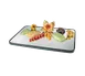 Cal-Mil RR323 Mirror Tray - Rectangular 24" x 32" Glass with Raised Black Acrylic Rim, Serving 1 image