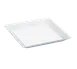 Cal-Mil SR252 Platter, 11"L X 11"W X 1"H, Square, Stackable 1 image