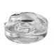 Steelite P24356C Cigar Ashtray, Round 6" X 1 3/8" Crystalline Clear Glass, Nude Finish - 6/Case 1 image