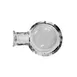 Steelite P24357C Cigar Ashtray, 7" x 5 1/8" x 1 1/2" Clear Nude, Tabletop Accessory - 6/Case 2 image