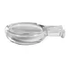 Steelite P24357C Cigar Ashtray, 7" x 5 1/8" x 1 1/2" Clear Nude, Tabletop Accessory - 6/Case 1 image