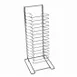 American Metalcraft 19024 Pan Rack, 24 Shelf, Holds 10"-17" Pans ½" Deep, Steel, 16-30 Capacity 1 image