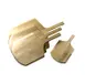 American Metalcraft 814 Pizza Peel – 8" x 9" Wood Blade, 14" Length, Wood Handle, 10"‑19" Reach 1 image