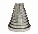 American Metalcraft A80012 Cake Pan Set, 2‑Inch Deep Aluminum, 6"‑16" Pans – 6/Set 1 image
