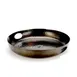 American Metalcraft ATHB16 Beverage Tray, 16" Dia x 2.75" H, Hammered Black Aluminum, Hand Wash 1 image