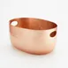 American Metalcraft ATHC10 10‑Quart Oval Tub, 15x10‑3/4x7‑1/4 in, Aluminum Copper‑Finish, Hand‑Wash 1 image