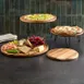 American Metalcraft ATP14 Serving Board – 14" Diameter x 3/5" H Acacia Wood, Perfect for Cheese and Charcuterie 2 image